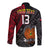 Custom Text and Number Papua New Guinea Long Sleeve Button Shirt Raggiana Birds Of Paradise Happy 47th Independence Day LT13 - Wonder Print Shop