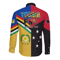 Torba PNG Day Long Sleeve Button Shirt 2022 Simple Polynesia LT13 - Wonder Print Shop