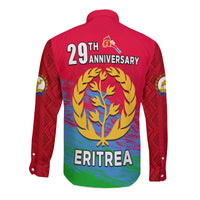 (Custom Personalised) Eritrea Long Sleeve Button Shirt Eritrean Independence Day LT13 - Wonder Print Shop