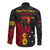 Papua New Guinea Anniversary Long Sleeve Button Shirt 47th Independence Day Since 1975 LT13 - Wonder Print Shop