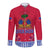 (Custom Personalised) Haiti Long Sleeve Button Shirt Dashiki Style Gorgeous LT13 - Wonder Print Shop
