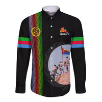 Eritrea EPLF Long Sleeve Button Shirt Spirit Eritrean LT13 - Wonder Print Shop