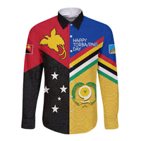 Custom Text and Number Torba PNG Day Long Sleeve Button Shirt 2022 Simple Polynesia LT13 - Wonder Print Shop