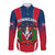 Dominican Republic Long Sleeve Button Shirt Dominicana Style Sporty LT13 - Wonder Print Shop