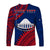 Custom Personalised F.A.S.T Samoa Long Sleeve Shirt Samoan Coat Of Arms Polynesian Pattern - Wonder Print Shop