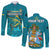 (Custom Personalised) Bahamas Independence Day Long Sleeve Button Shirt Blue Marlin Since 1973 Style - Wonder Print Shop