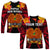 Custom Personalised Papua New Guinea Long Sleeve Shirt PNG Bird Of Paradise Polynesian Pattern - Wonder Print Shop