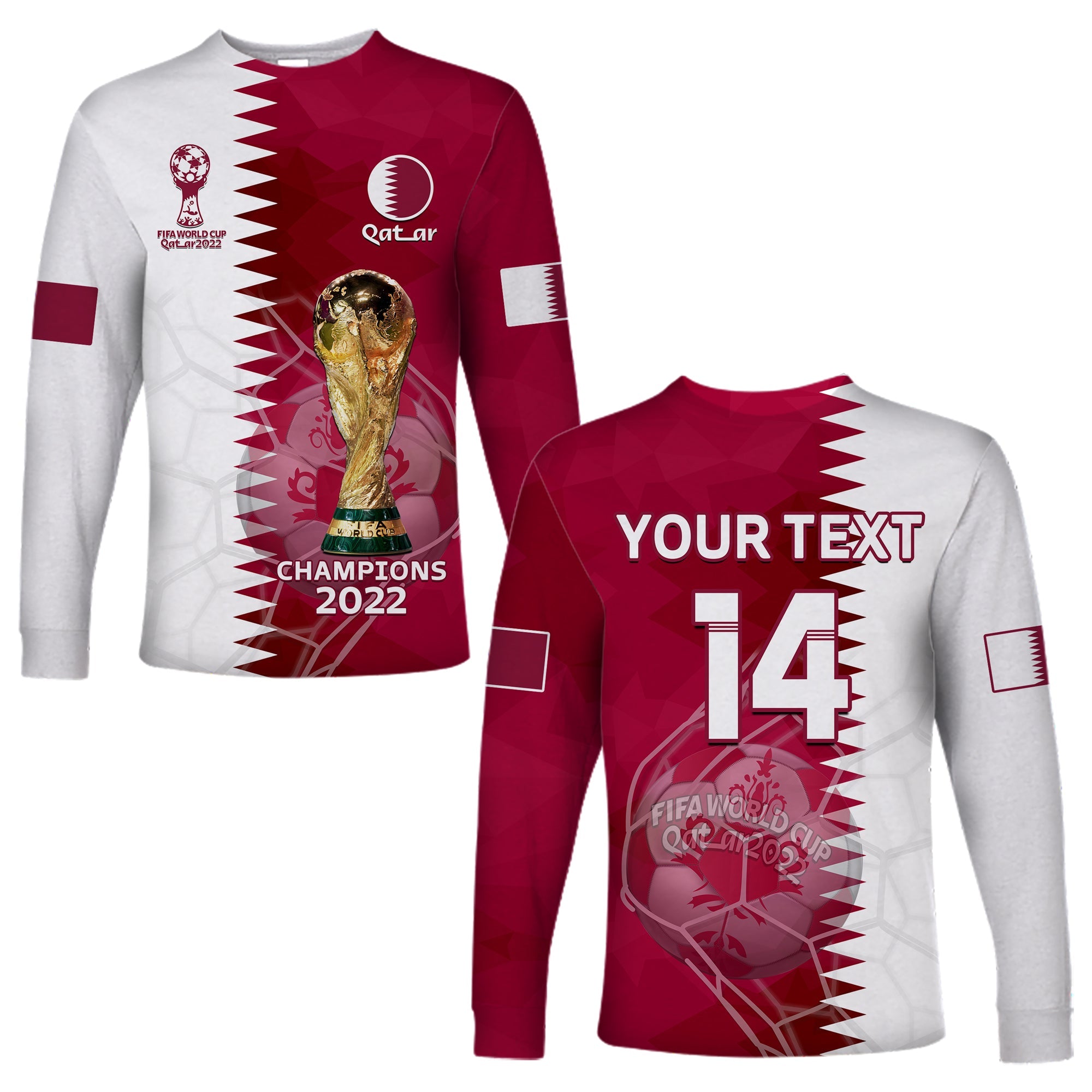 custom-text-and-number-qatar-football-long-sleeve-shirt-annabi-champions-proud-wc-2022