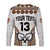 Custom Text and Number Fiji Rugby Bati Long Sleeve Shirt Proud Tapa Pattern LT13 - Wonder Print Shop
