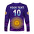 (Custom Text and Number) Argentina Football Long Sleeve Shirt Go Champions La Albiceleste LT13 - Wonder Print Shop