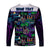 Custom Personalised Hawaii Skeleton Dancing Long Sleeve Shirt Halloween Hawaiian Turtle LT13 - Wonder Print Shop