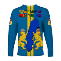 Sweden LGBT Day Long Sleeve Shirt Be Proud Of Who You Are - Wonder Print Shop