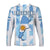 Argentina Football Long Sleeve Shirt AFA Champions 2022 Sporty Style - Wonder Print Shop