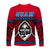 Guam Chamorro Long Sleeve Shirt Latte Stone Red Polynesian Haligi LT13 - Wonder Print Shop