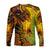 Custom Personalised Hei Tiki Maori Long Sleeve Shirt Fern Aotearoa Ta Moko Sun LT13 - Wonder Print Shop
