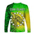 Cook Islands Long Sleeve Shirt Cook Islands Coat Of Arms Turtle Polynesian - Wonder Print Shop