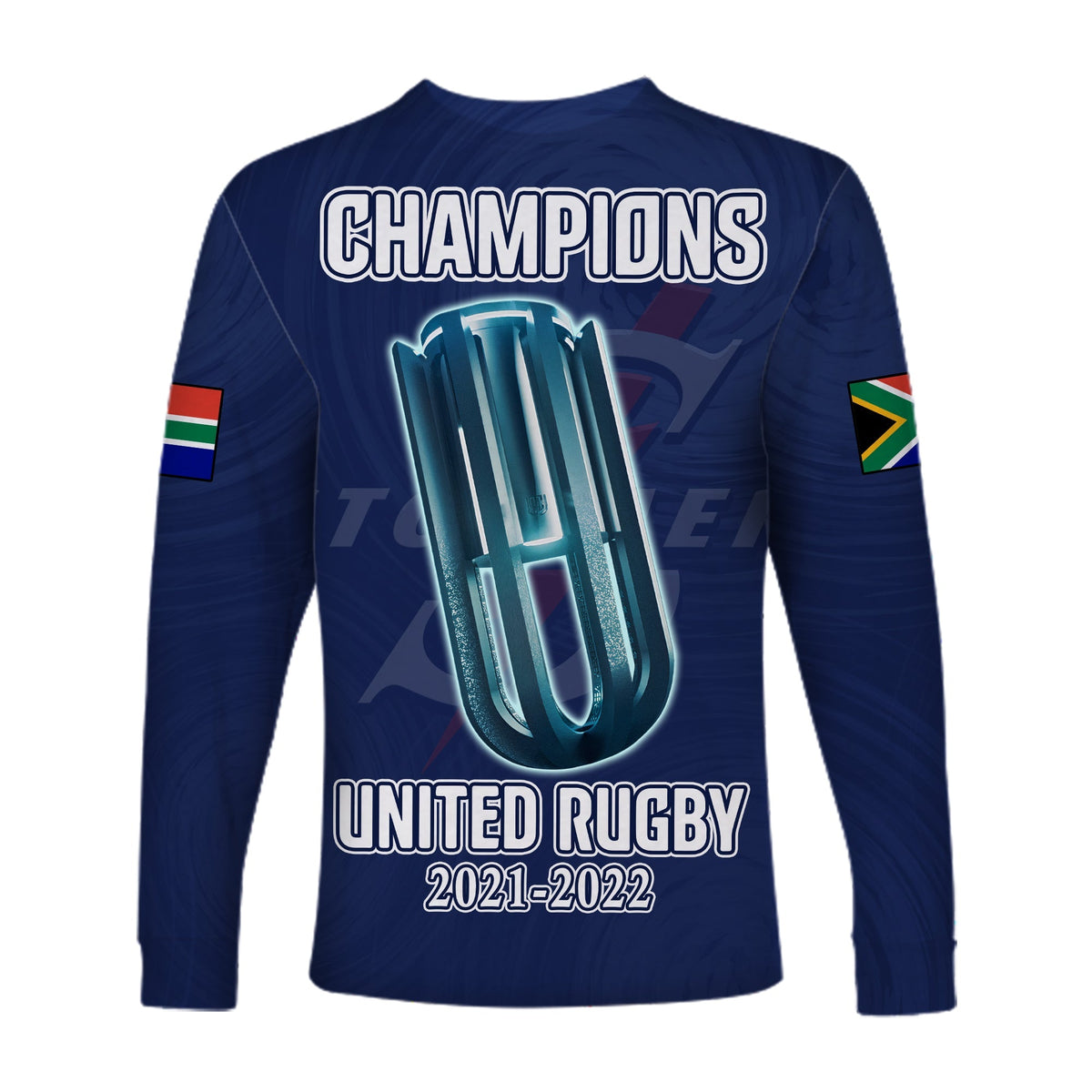 Stormers South Africa Rugby Long Sleeve Shirt We Are The Champions URC Unity - Wonder Print Shop