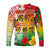 Custom Personalised Aloha Poly Fest Long Sleeve Shirt Polynesian Pattern With Tropical Flowers - Wonder Print Shop