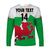 (Custom Text And Number) Wales Football Long Sleeve Shirt Come On Welsh Dragons With Celtic Knot Pattern - Wonder Print Shop