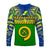 Custom Personalised Malampa Province Long Sleeve Shirt Vanuatu Pig Tusk Polynesian Flag Style - Wonder Print Shop
