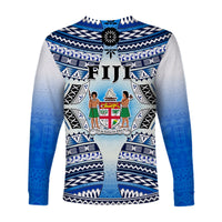Fiji Long Sleeve Shirt Kaiviti Fijian Special Tapa Pattern - Wonder Print Shop