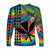 (Custom Personalised) Hawaii Rainbow Tie Dye Long Sleeve Shirt Flowers Polynesian Hawaiian Tribal LT13 - Wonder Print Shop