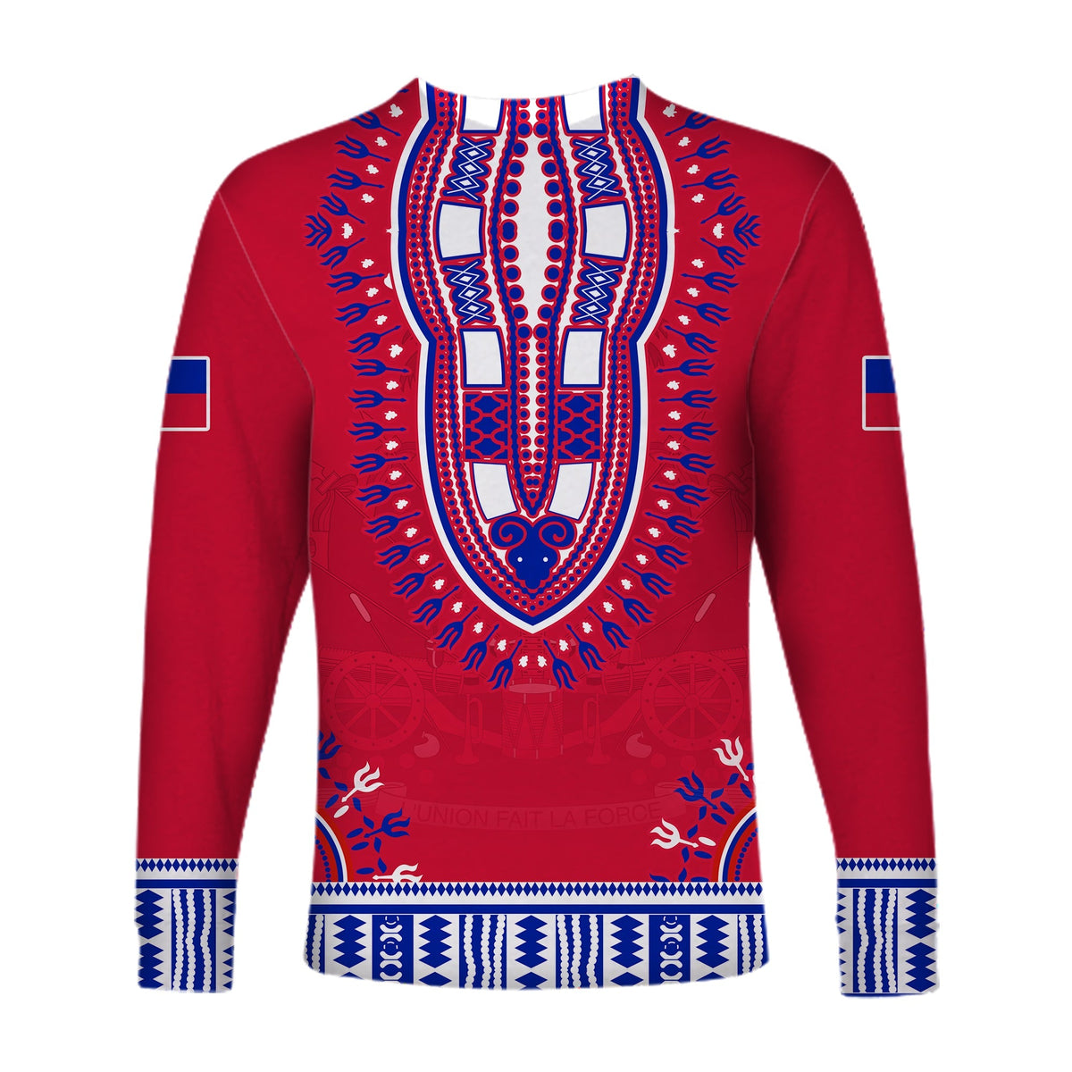 Haiti Long Sleeve Shirt Dashiki Style Gorgeous LT13 - Wonder Print Shop