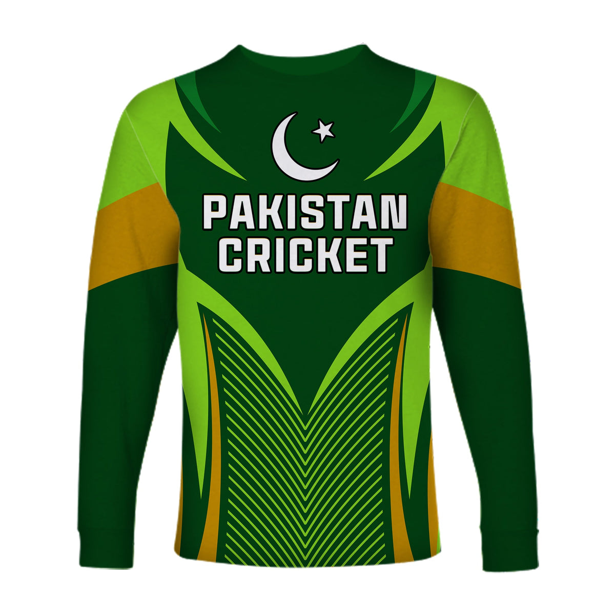 Pakistan Cricket Long Sleeve Shirt Green Shaheens Champion LT13 - Wonder Print Shop
