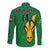 (Custom Text And Number) South Africa Rugby Long Sleeve Button Shirt Bokke Springbok With African Pattern Stronger Together - Wonder Print Shop