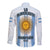 Argentina Football 2022 Long Sleeve Button Shirt Vamos La Albiceleste - Wonder Print Shop