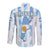 Argentina Football Long Sleeve Button Shirt AFA Champions 2022 Sporty Style - Wonder Print Shop