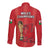 Wales Football Long Sleeve Button Shirt Cymru Champions World Cup 2022 - Wonder Print Shop