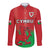 Wales Football Long Sleeve Button Shirt World Cup 2022 Come On Cymru Yma O Hyd - Wonder Print Shop