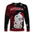 Custom Personalised New Zealand Christmas Long Sleeve Shirt Hei Tiki Red Pohutukawa Meri Kirihimete - Wonder Print Shop