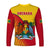 Grenada Long Sleeve Shirt Coat Of Arms Happy 49th Independence Day - Wonder Print Shop