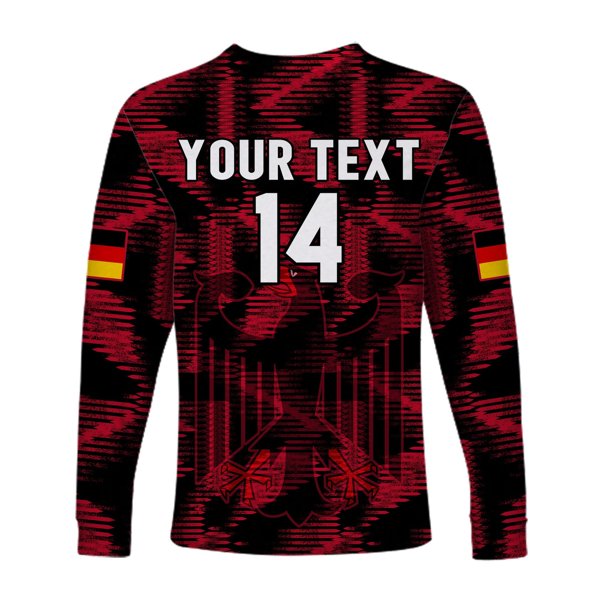 (Custom Text And Number) Germany Football Long Sleeve Shirt World Cup 2022 Champions - Wonder Print Shop