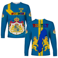 (Custom Personalised) Sweden LGBT Day Long Sleeve Shirt - Be Proud Of Who You Are - Wonder Print Shop