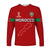 (Custom Text and Number) Morocco Football Long Sleeve Shirt Champions World Cup New History LT13 - Wonder Print Shop