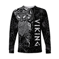 Viking Dad Long Sleeve Shirt Odin Runes Fathers Day LT13 - Wonder Print Shop