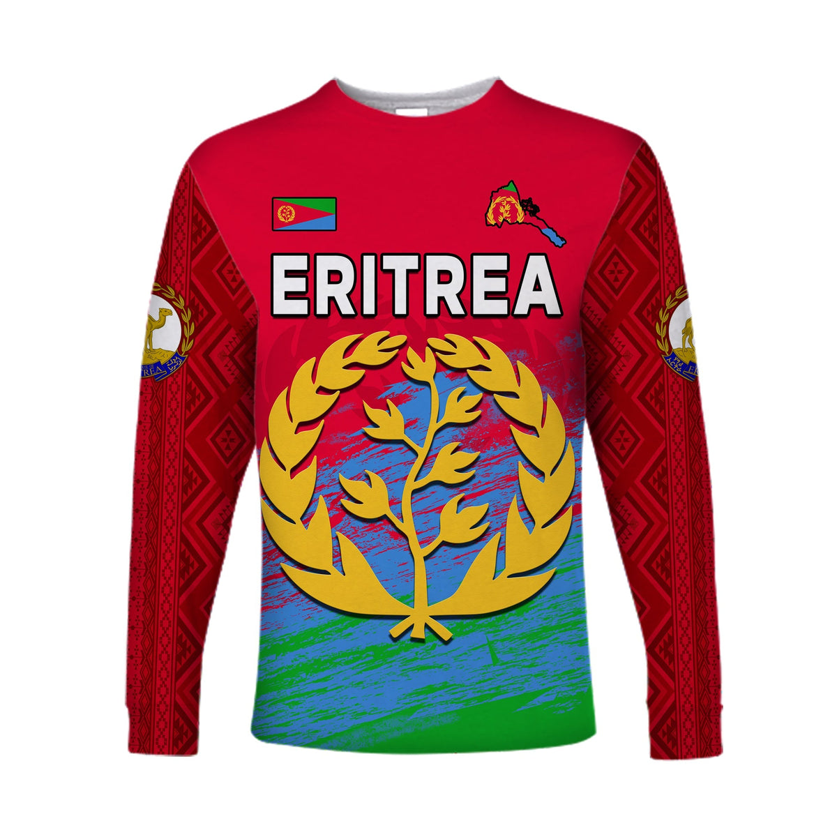 Eritrea Long Sleeve Shirt Eritrean Independence Day LT13 - Wonder Print Shop