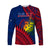 Custom Personalised F.A.S.T Samoa Long Sleeve Shirt Samoan Coat Of Arms Polynesian Pattern - Wonder Print Shop
