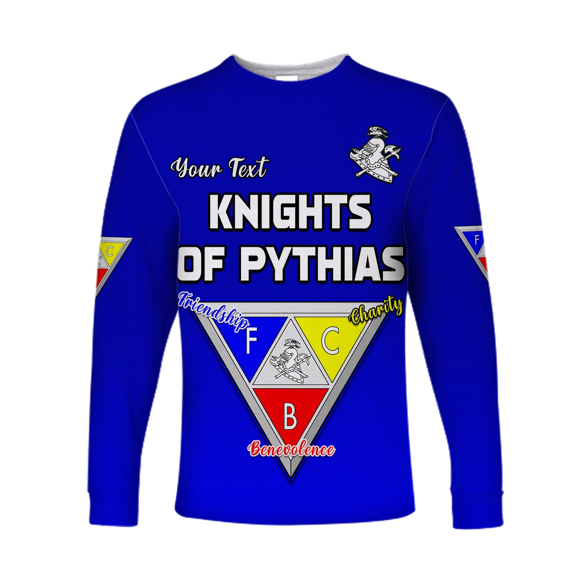 (Custom Personalise) Knights of Pythias Long Sleeve Shirt Since 1864 Original Style LT13 - Wonder Print Shop
