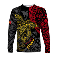 Papua New Guinea Long Sleeve Shirt Raggiana Birds Of Paradise Happy 47th Independence Day LT13 - Wonder Print Shop
