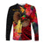 Custom Personalised Papua New Guinea Long Sleeve Shirt Bird of Paradise LT13 - Wonder Print Shop