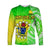 (Custom Personalised) Happy Mangaia Gospel Day Long Sleeve Shirt Cook Islands Coat Of Arms Polynesian Pattern - Wonder Print Shop