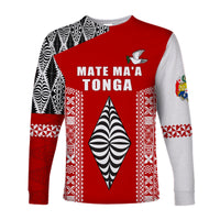 Tonga Rugby Long Sleeve Shirt Mate Ma'a Tonga LT13 - Wonder Print Shop