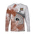 Fiji Tapa Long Sleeve Shirt White Fijian Masi Be Loved Hibiscus LT13 - Wonder Print Shop