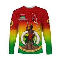 Vanuatu Independence Day Long Sleeve Shirt 42nd Anniversary Yumi Yumi Yumi LT13 - Wonder Print Shop