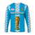 (Custom Text and Number) Argentina Football Champions Long Sleeve Shirt La Albiceleste GOAT LT13 - Wonder Print Shop