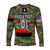 (Custom Personalised) Military of African Americans Long Sleeve Shirt Flag Simple Style LT8 - Wonder Print Shop